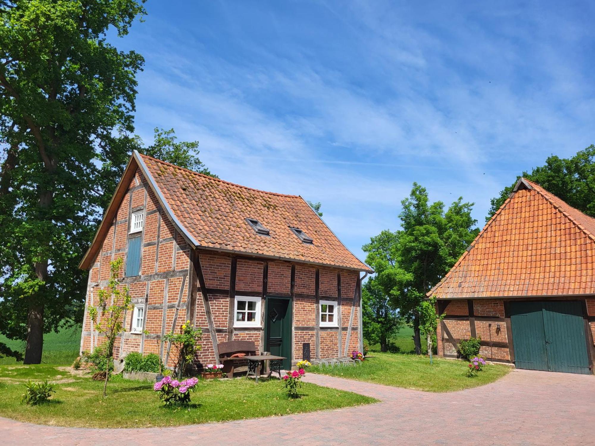Altes Backhaus Bauernhof Vogel Apartment Rohrsen Exterior photo
